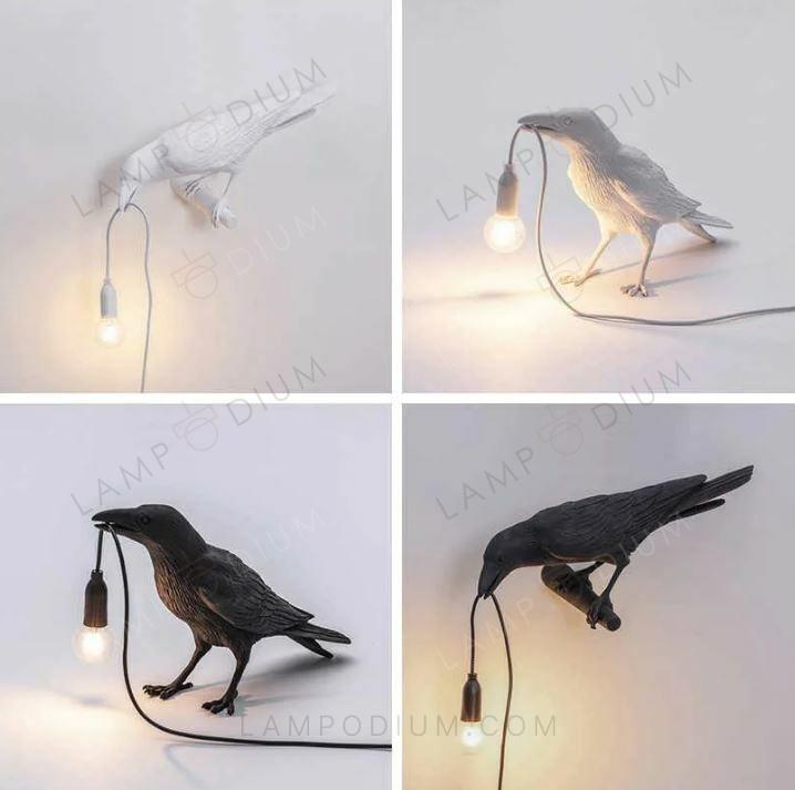 Wall sconce CROW LAMP