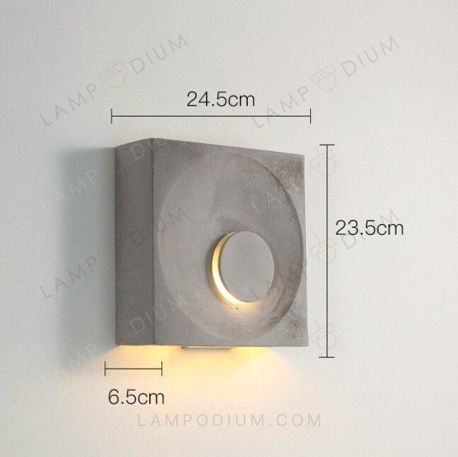 Wall sconce ROCK BLOCCO