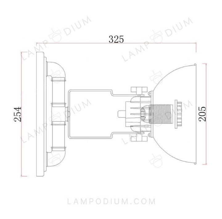 Wall sconce REDO