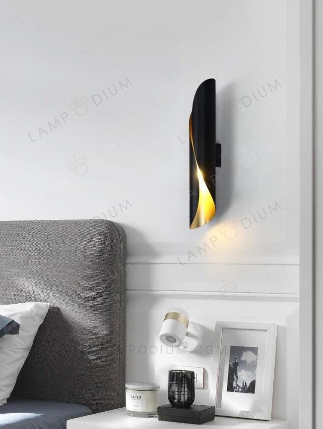 Wall sconce FLORENTINE CURVE