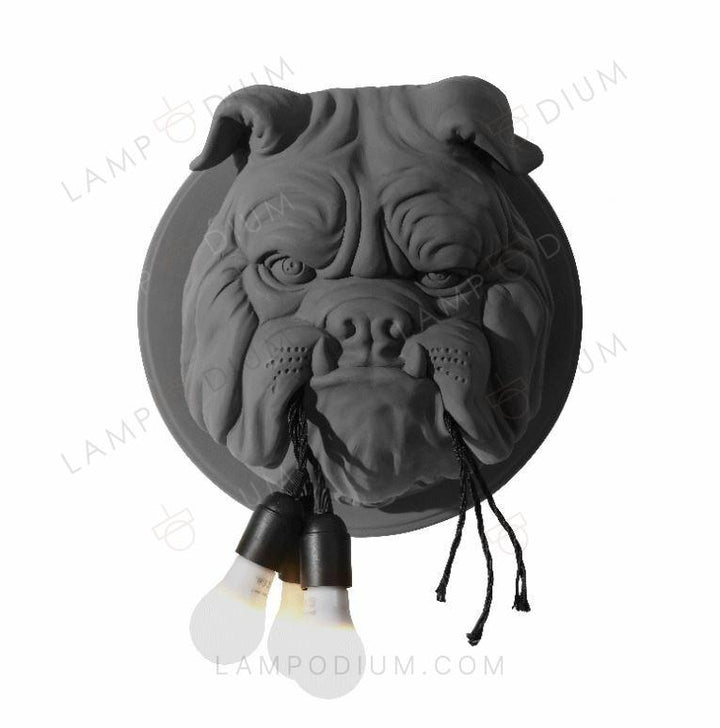 Wall sconce BULLDOG IN GUARDIA