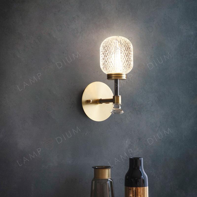 Wall sconce GOLD CRISTALLO LAMPADA