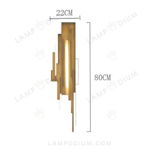 Wall sconce RECTANGOLI