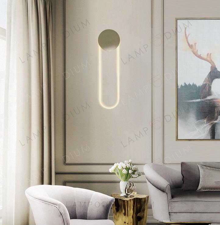 Wall sconce MELT BRASS