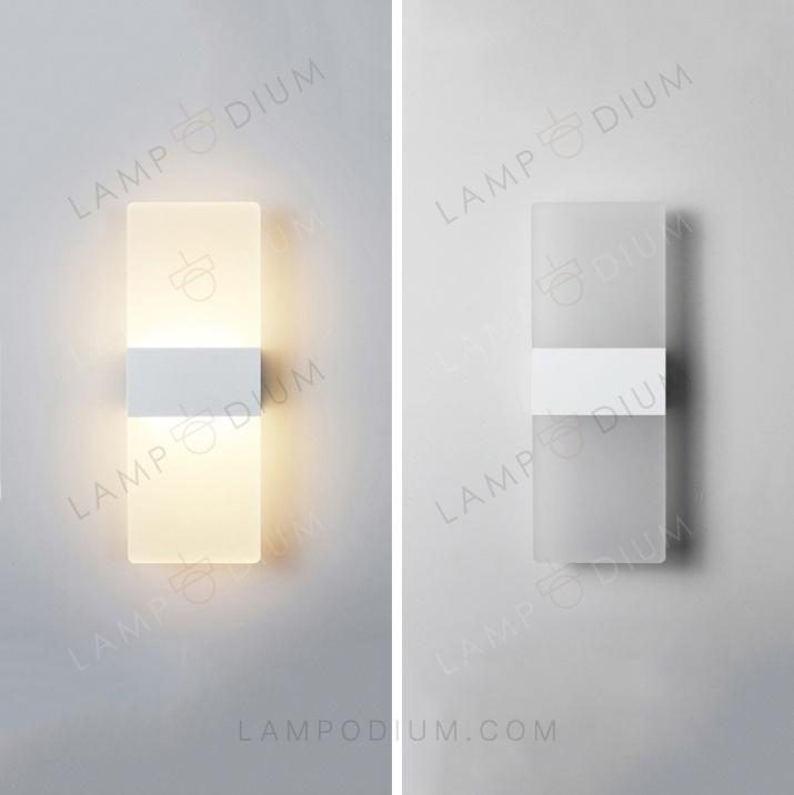 Wall sconce PLATTE RECTANGOLARE