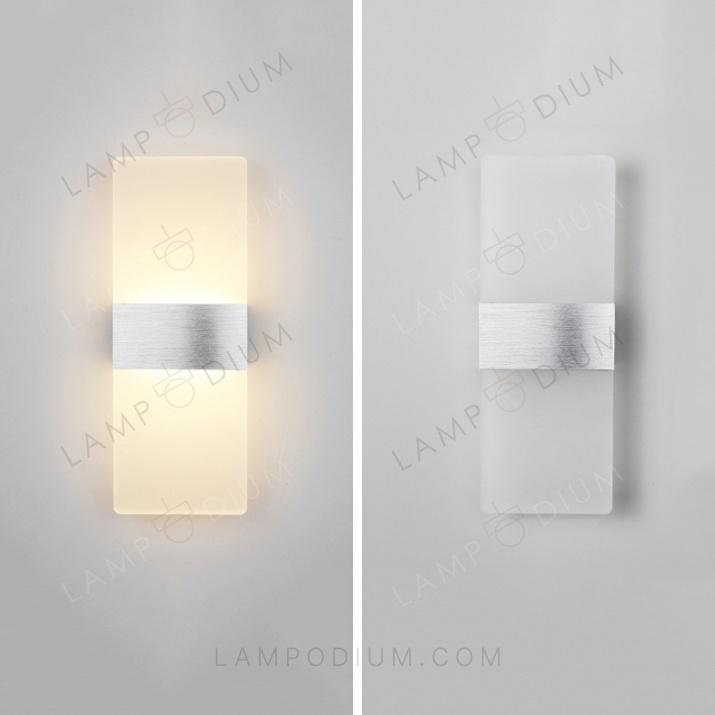 Wall sconce PLATTE RECTANGOLARE