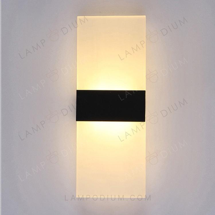 Wall sconce PLATTE RECTANGOLARE