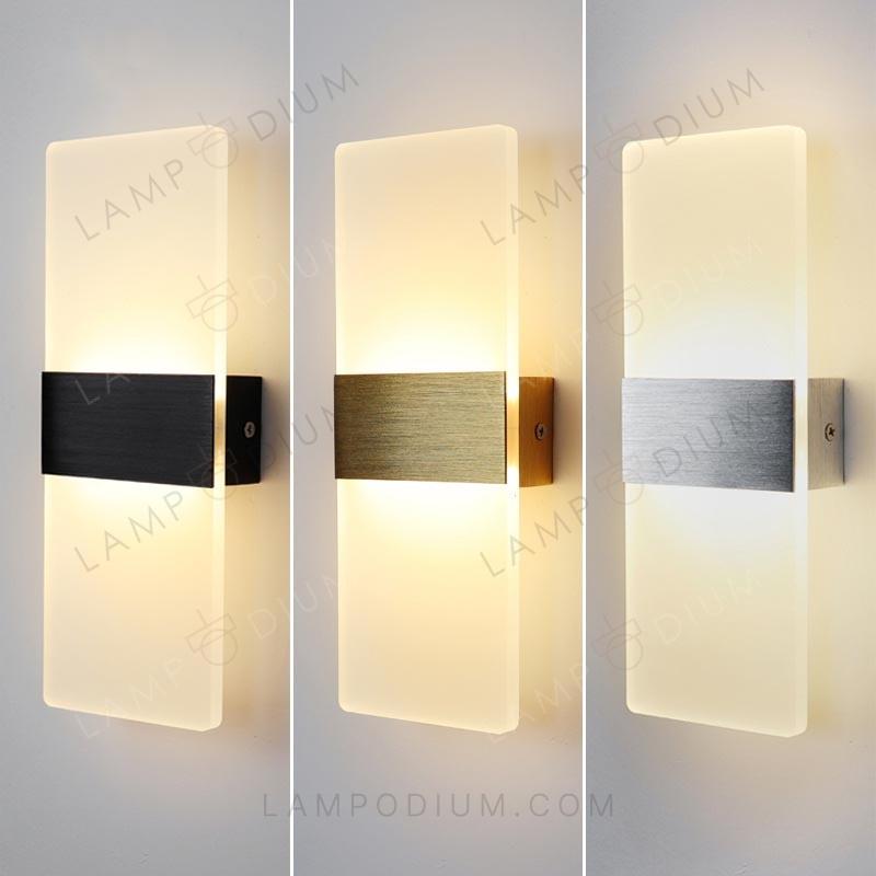 Wall sconce PLATTE RECTANGOLARE