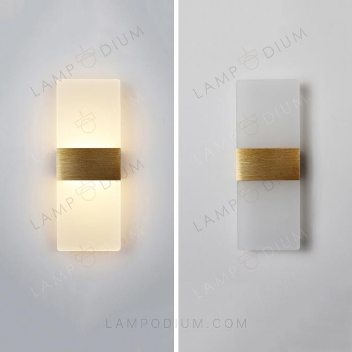 Wall sconce PLATTE RECTANGOLARE