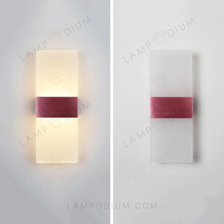 Wall sconce PLATTE RECTANGOLARE