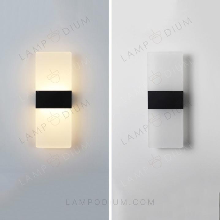 Wall sconce PLATTE RECTANGOLARE