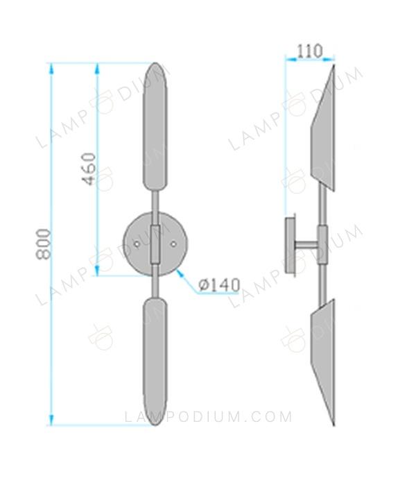 Wall sconce ARCO