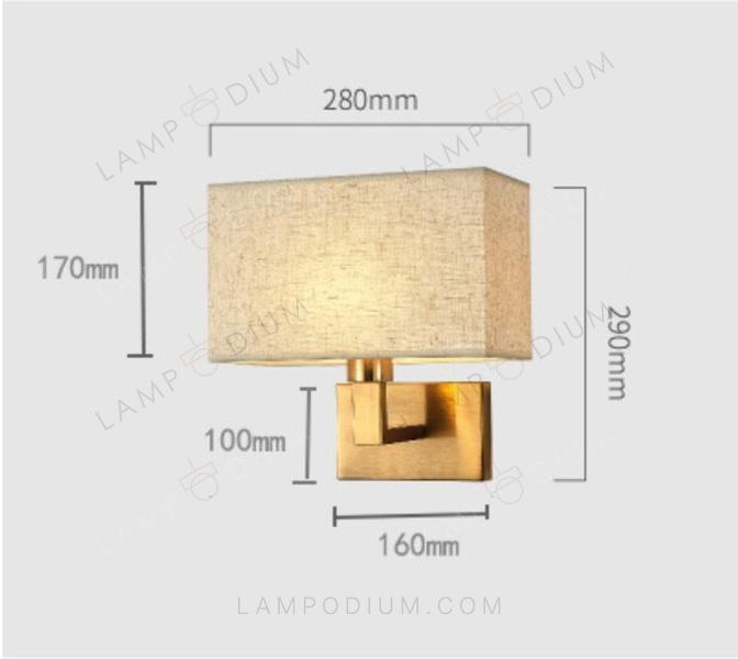 Wall sconce ALPINO SOLESETTE