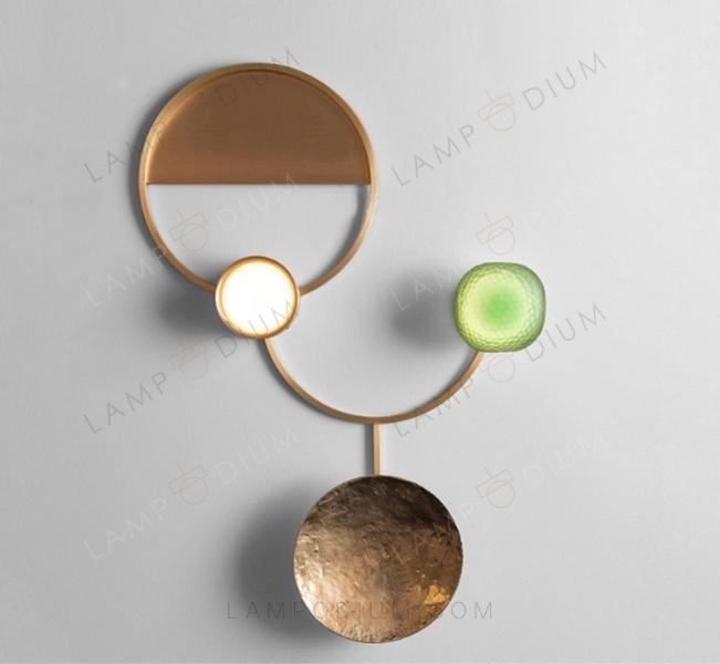 Wall sconce SUN SULL'ANELLO B