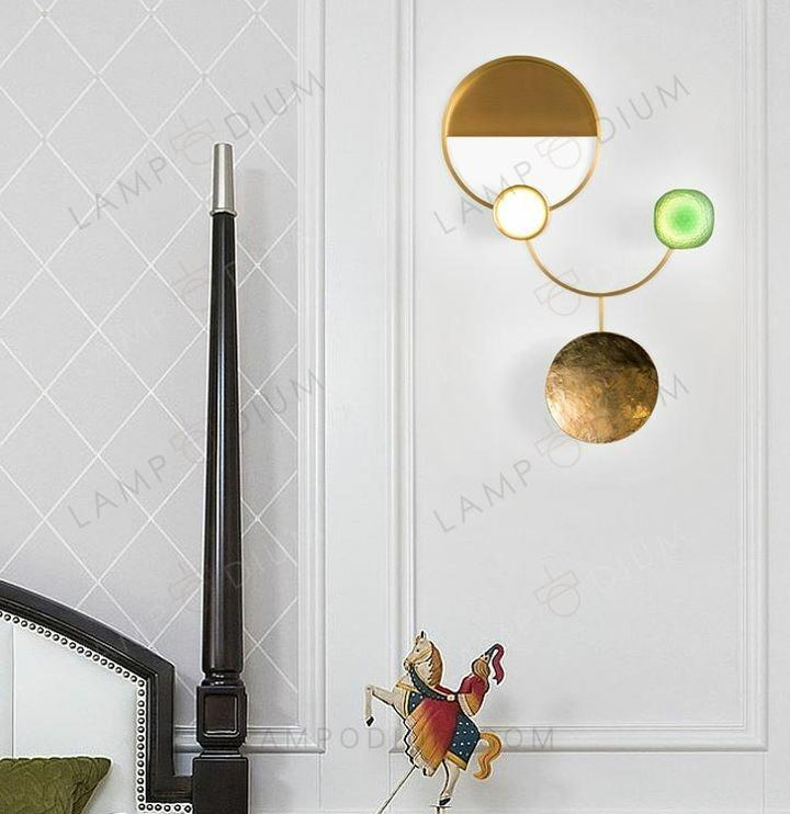 Wall sconce SUN SULL'ANELLO B