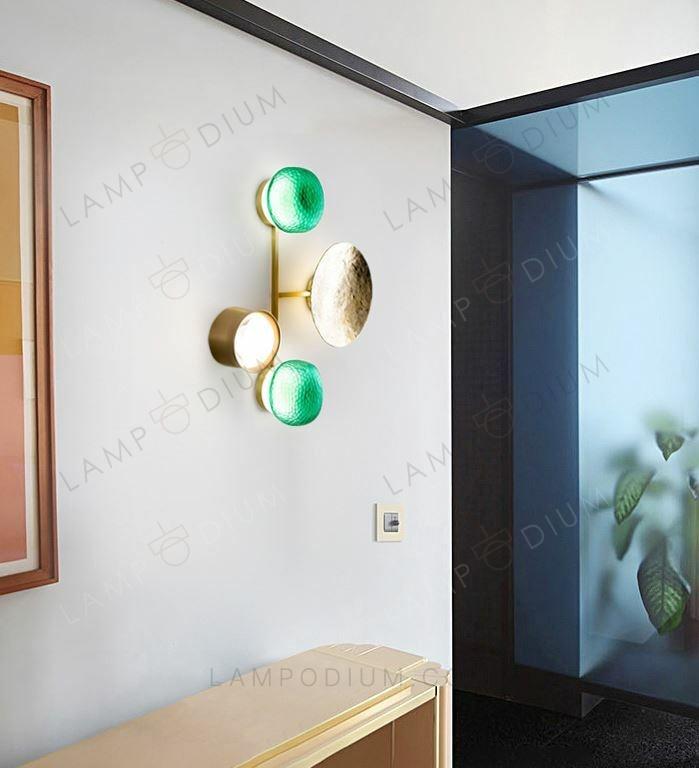 Wall sconce SUN SULL'ANELLO B