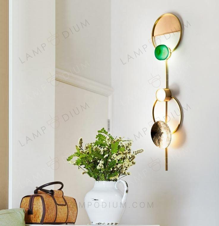 Wall sconce SUN SULL'ANELLO B