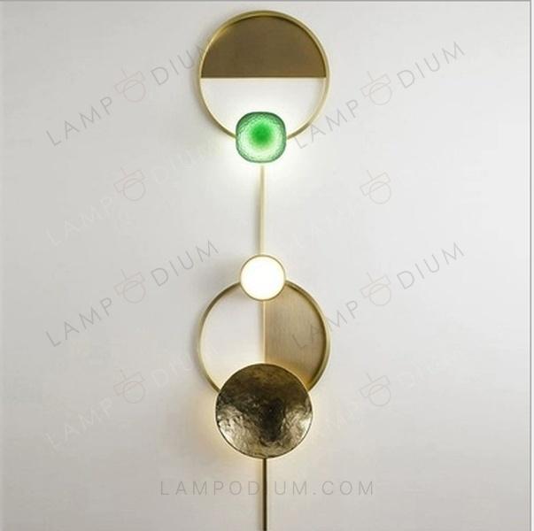 Wall sconce SUN SULL'ANELLO B