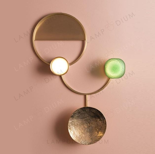 Wall sconce SUN SULL'ANELLO B