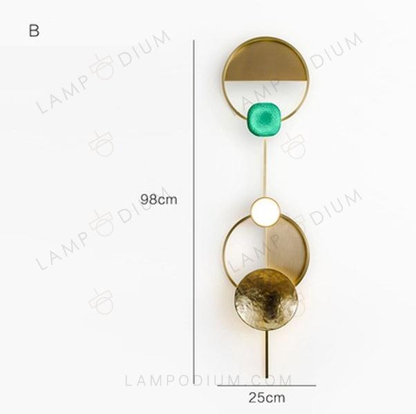 Wall sconce SUN SULL'ANELLO B