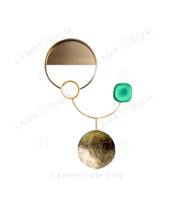 Wall sconce SUN SULL'ANELLO B