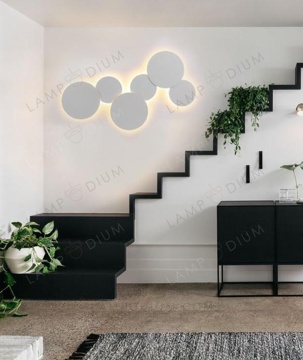 Wall sconce COLLTE CIRCULO 35 + 30 + 25 CM