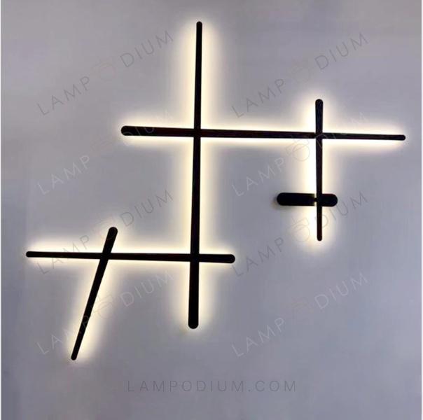 Wall sconce GLOWING LINES LONGO 4