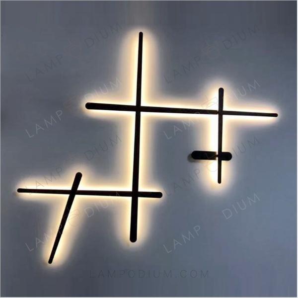 Wall sconce GLOWING LINES LONGO 4