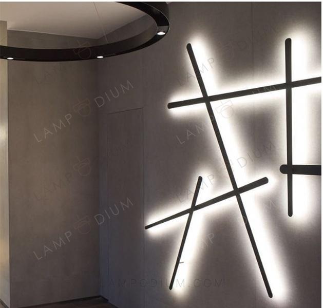 Wall sconce GLOWING LINES LONGO 4