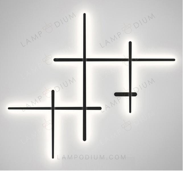 Wall sconce GLOWING LINES LONGO 4