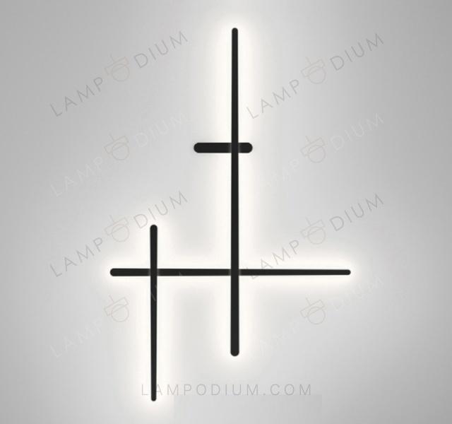 Wall sconce GLOWING LINES LONGO 4