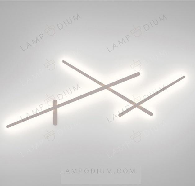 Wall sconce GLOWING LINES LONGO 4