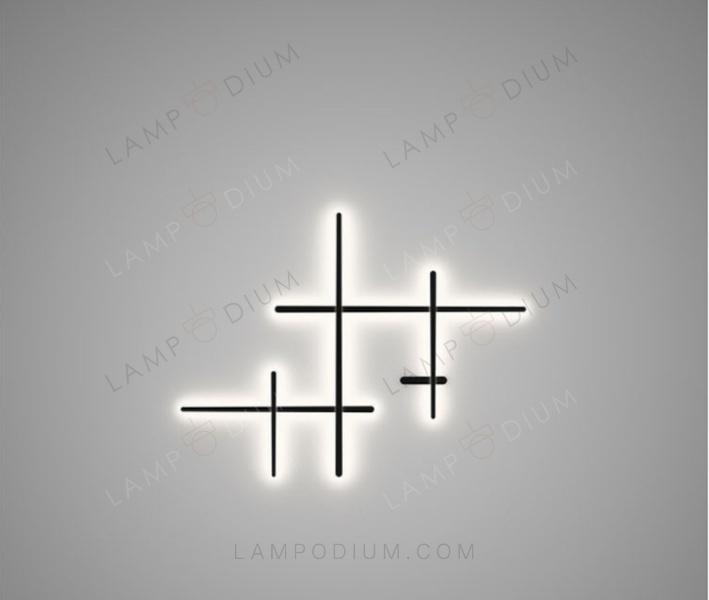 Wall sconce GLOWING LINES LONGO 4