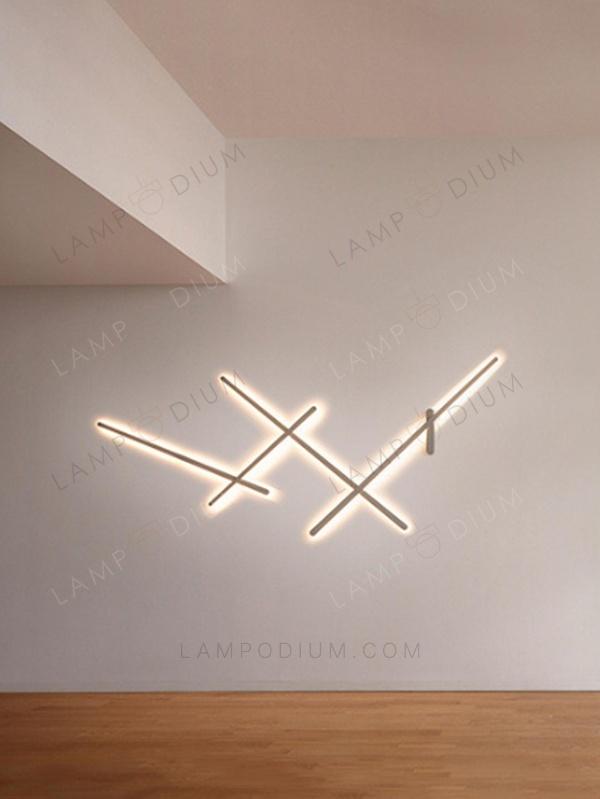 Wall sconce GLOWING LINES LONGO 4