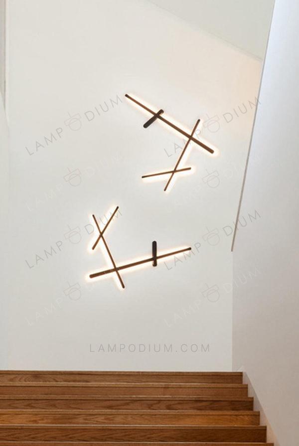 Wall sconce GLOWING LINES LONGO 4