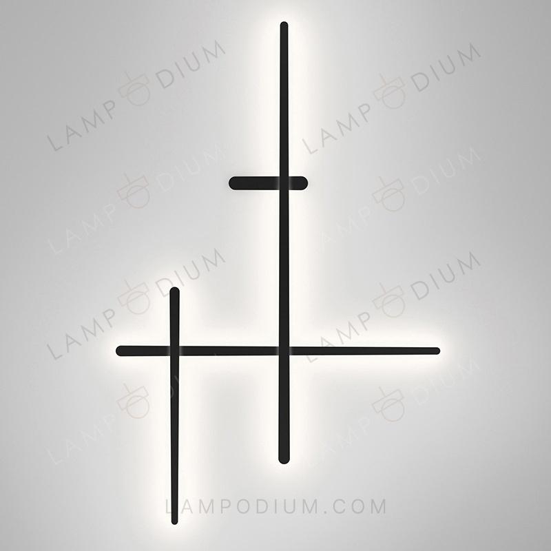 Wall sconce GLOWING LINES LUNGO 3