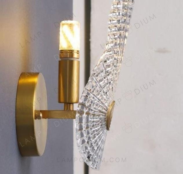 Wall sconce CRISTALLO CONCHIGLIA 1