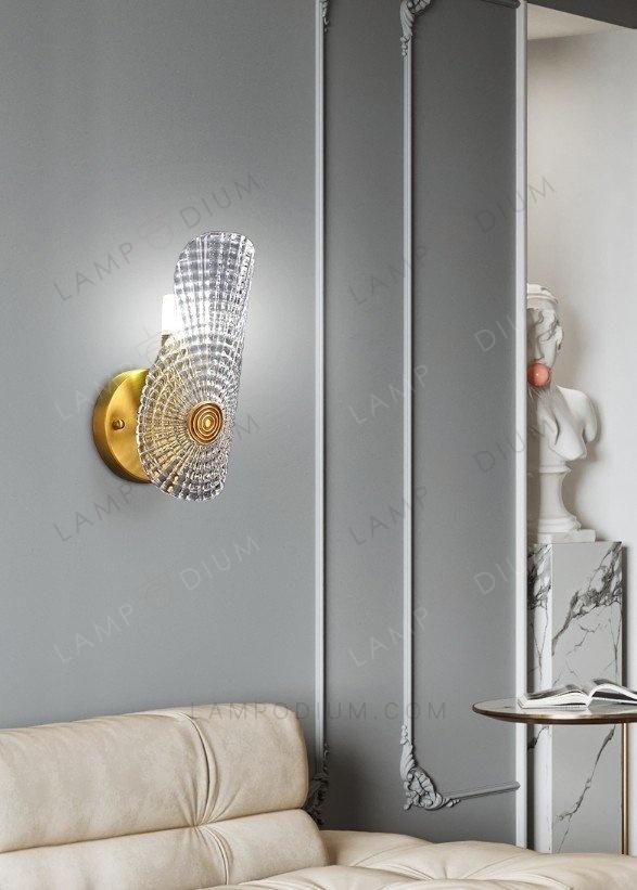 Wall sconce CRISTALLO CONCHIGLIA 1