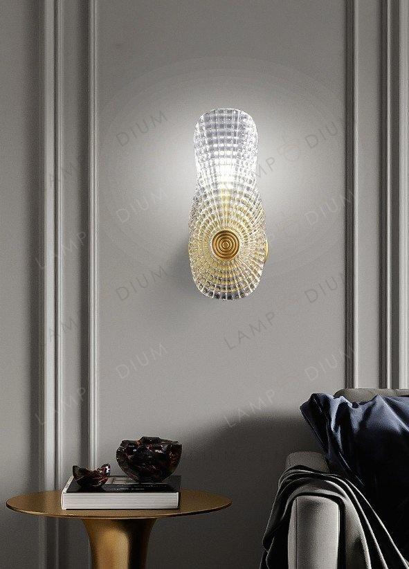 Wall sconce CRISTALLO CONCHIGLIA 1