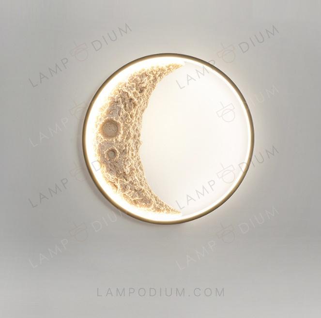 Wall sconce LUNA VOLUMETRICA Ø 30CM