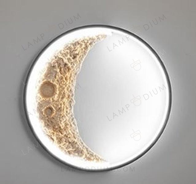 Wall sconce LUNA VOLUMETRICA Ø 30CM