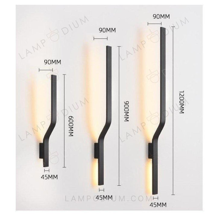 Wall sconce ZIPPER