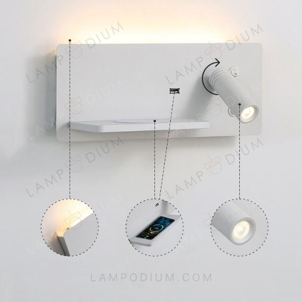 Wall sconce CHARGING A SINISTRO