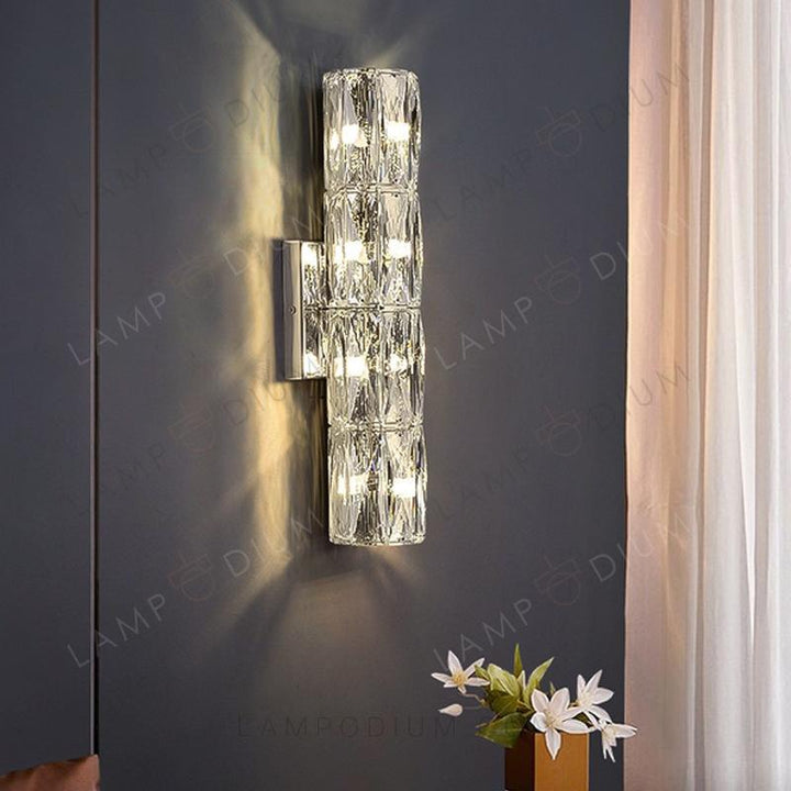 Wall sconce CRYSTAL MATTONI 6