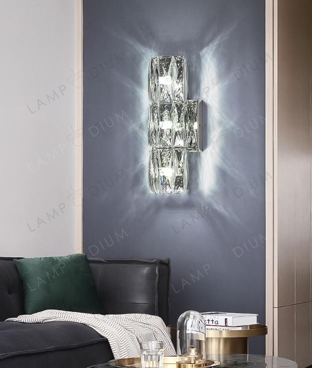 Wall sconce CRYSTAL MATTONI 6