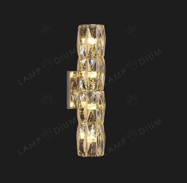 Wall sconce CRISTALLO MATTONI 4