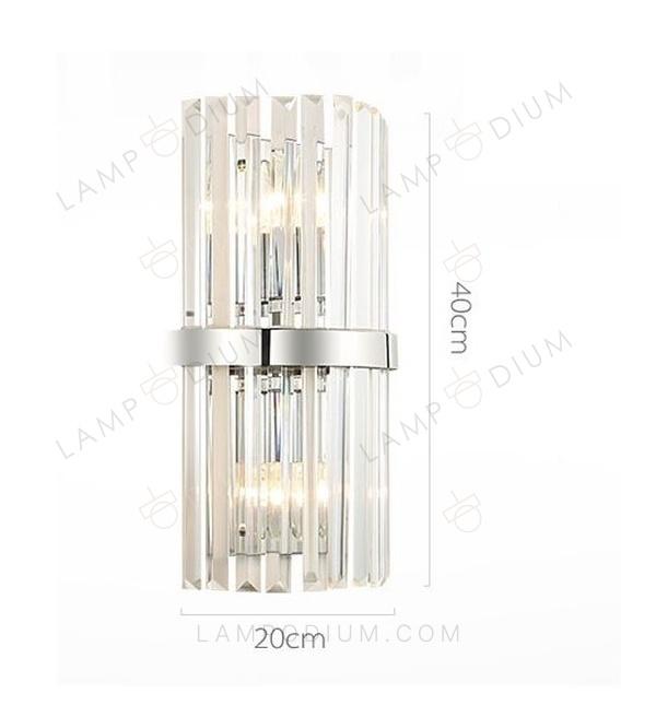 Wall sconce CRISTALLO CROMO