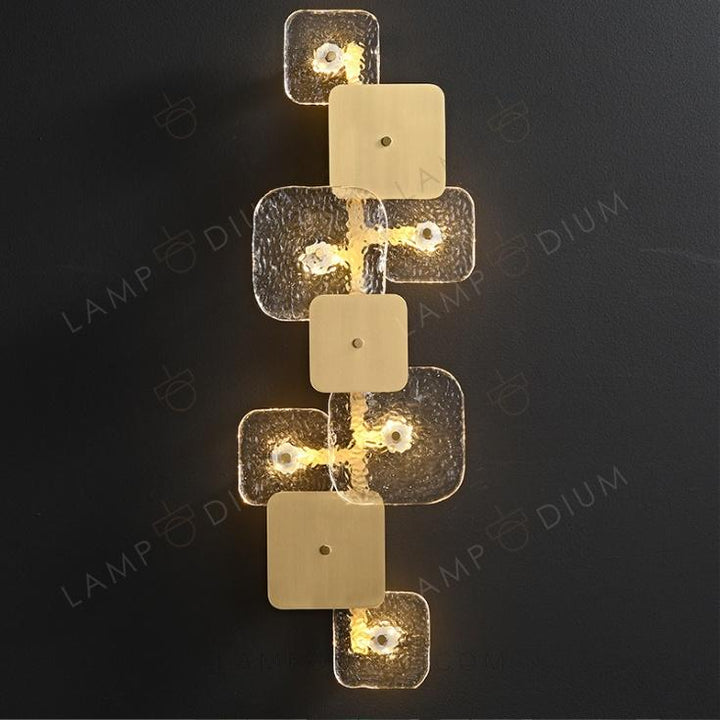 Wall sconce GOLDEN BRICK