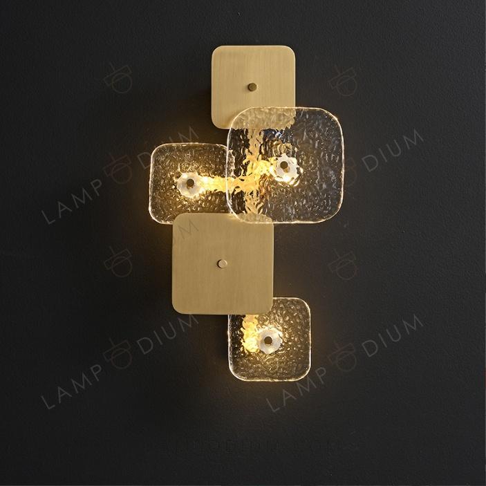 Wall sconce GOLDEN BRICK