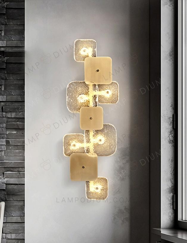 Wall sconce GOLDEN BRICK